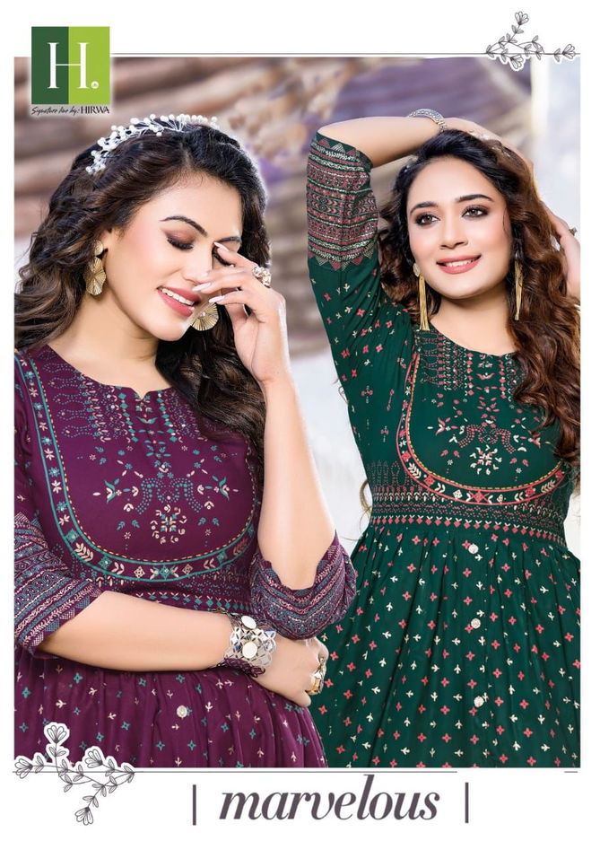 Sunrise Vol 2 By Hirwa Long Kurtis Catalog